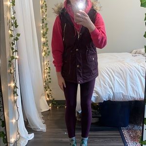 Vest with hood, women’s small